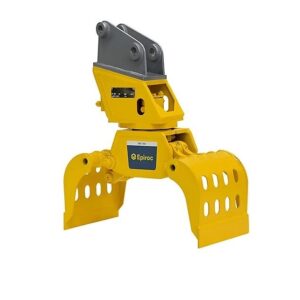 EPIROC MG100 mit MS01/03 – Universal- / Abbruchgreifer für Bagger bis 1,6 to. – VORFÜHRGERÄT