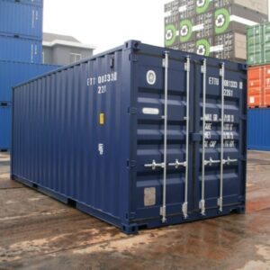 20 Fuß Container, kobaltblau