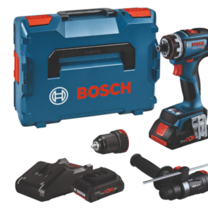 Bosch Akku-Schrauber GSR 18V-90 FC 18V + 2x ProCORE Akku 4,0Ah + Lader + L-Boxx 06019K6205