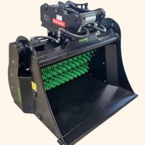 HÄNER HSS 500-2 – Schaufel-Separator für Minibagger 1,0 – 3,0 to