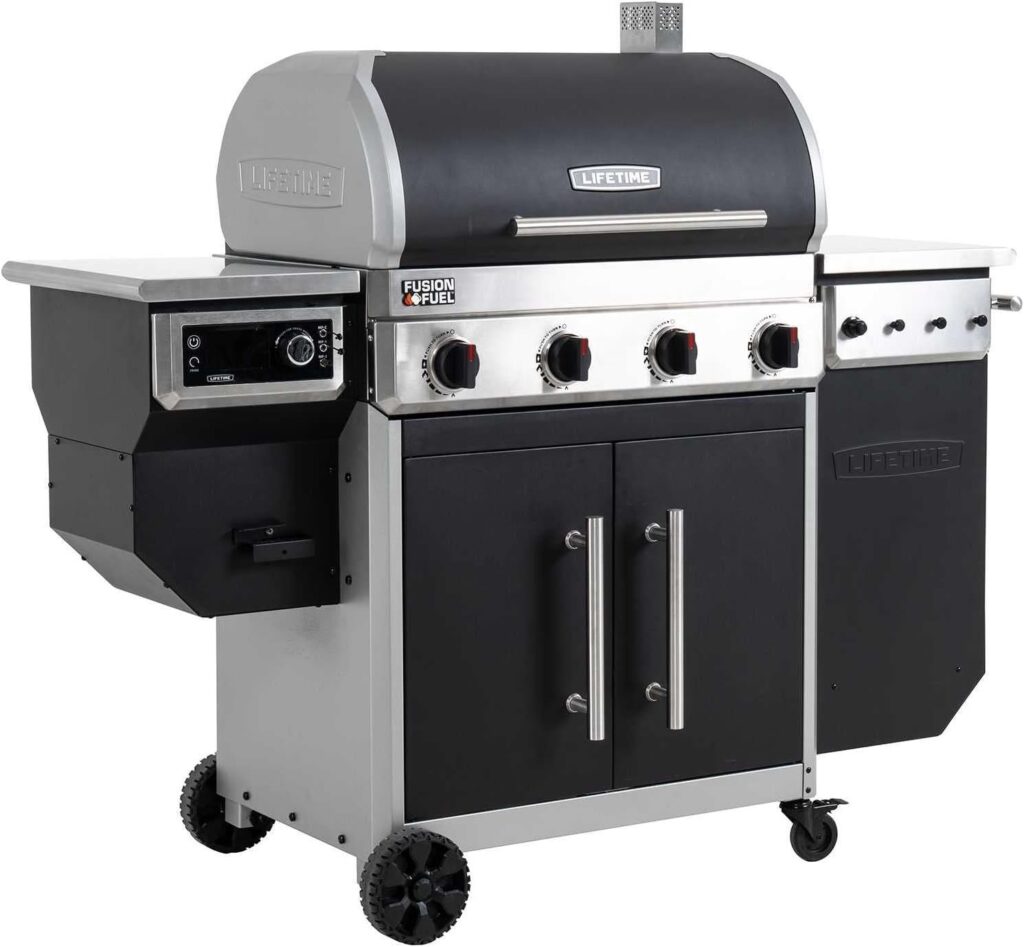 Lifetime 91025 – Gasgrill und Pellet-Smoker-Kombination