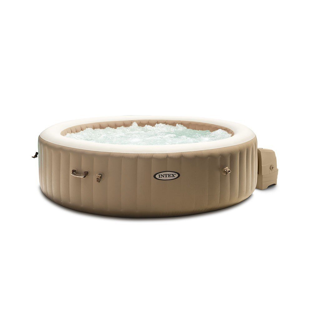INTEX Sahara – Aufblasbarer Whirlpool für 4 Personen mit Thermoabdeckung