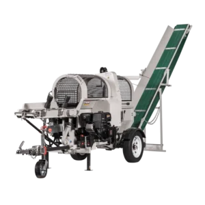 LUMAG SSA400GH-PRO/S – Benzin-Sägespaltmaschine mit Förderband & Zuführförderband
