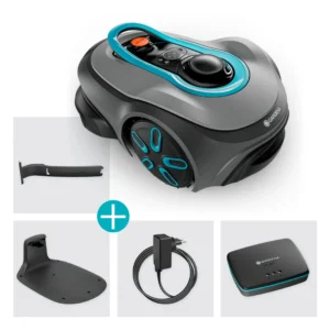 Gardena Mähroboter smart SILENO free 800 m² Set + Zwischenstecker