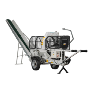 LUMAG SSA400E – Elektro-Sägespaltmaschine mit Förderband
