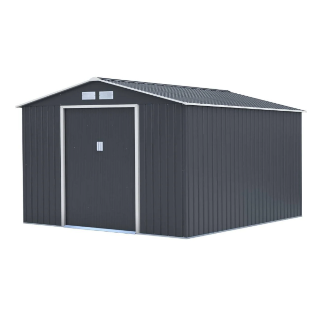 Gartenhaus aus Metall – 9,7 m²