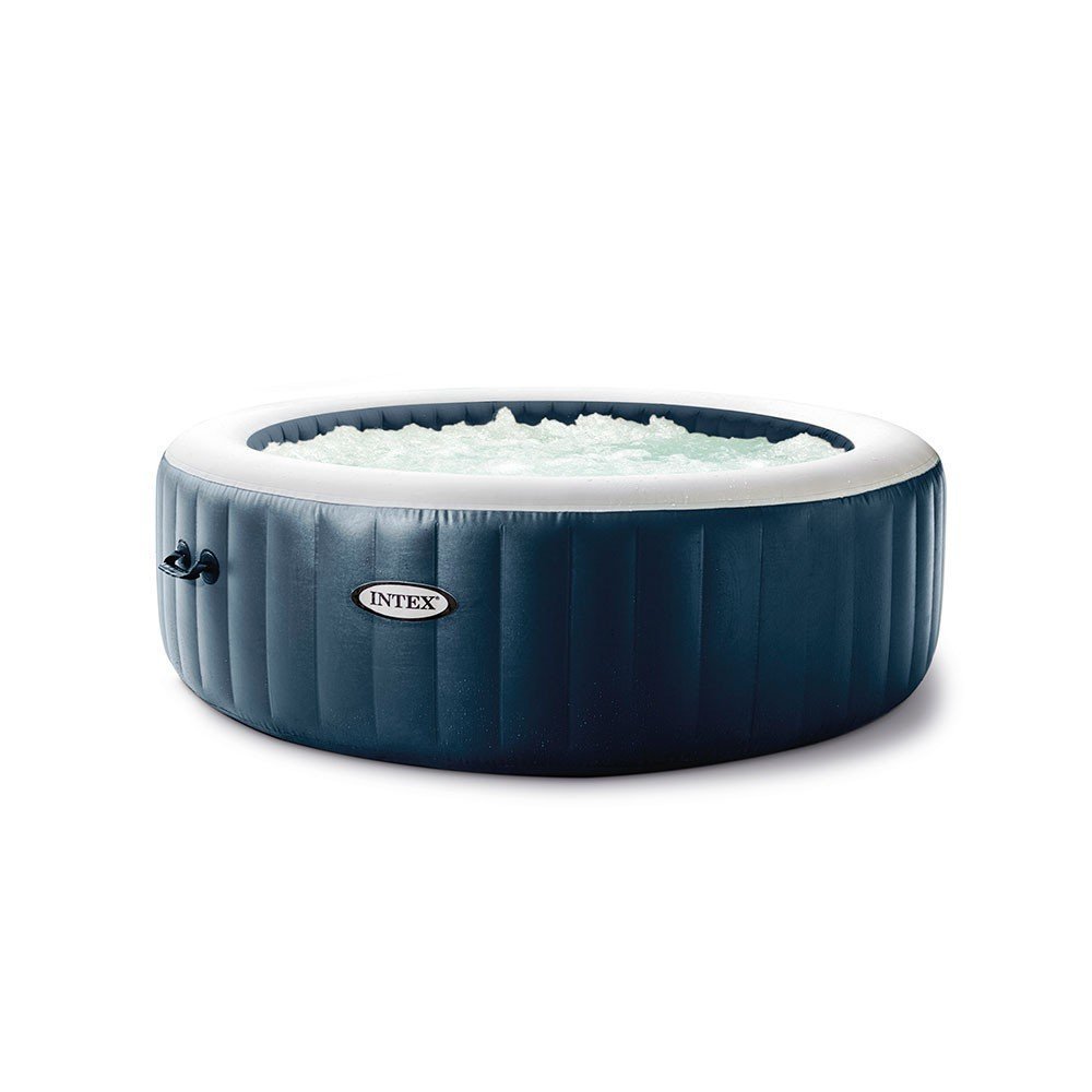 INTEX Blue Navy – Aufblasbarer Whirlpool für 4 Personen mit Thermoabdeckung
