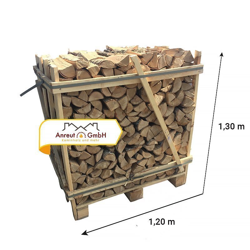 Brennholz Birke, getrocknet – 1,6 SRM / 1 RM